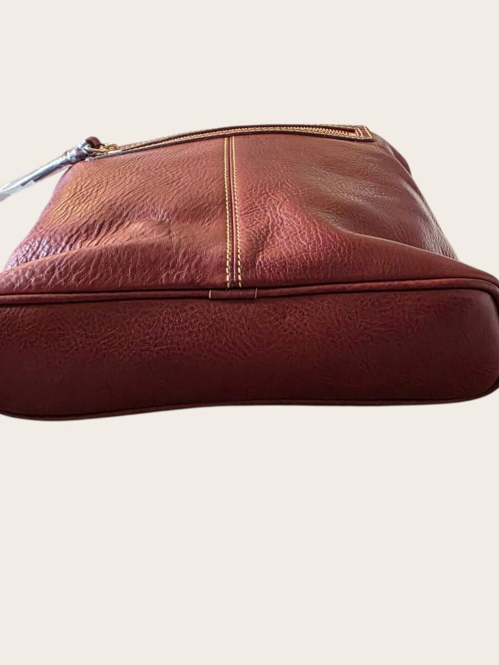 Medium Toggle Crossbody Chestnut Italian Leather - Picture 14 of 16